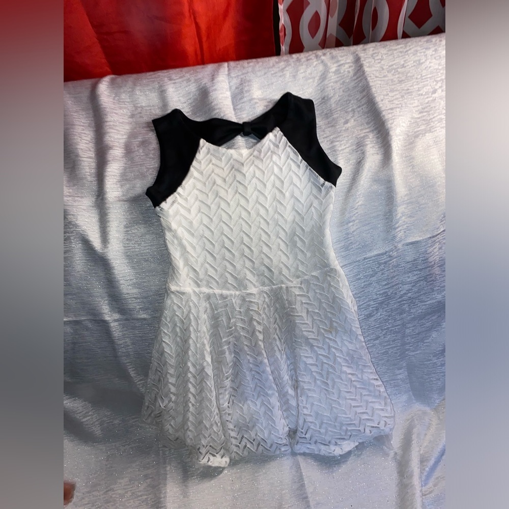 Girl Dress white and black